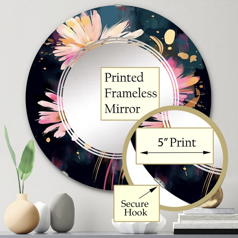 Miroir mural Xantippe, 24 po x 24 po