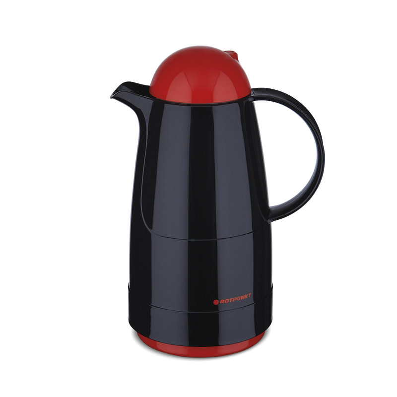 200 Black/Electric Kingfisher 0.5 L Coffee Carafe, Black/Electric Cardinal, 22.3 cm H x 15.7 cm W x 11 cm D