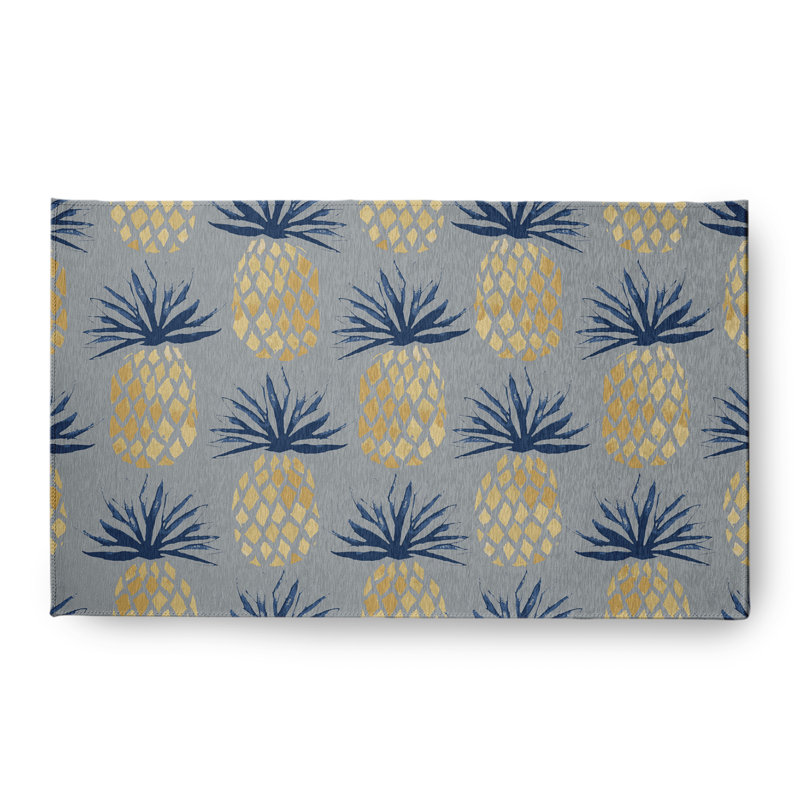Chenille Floral Indoor Rug, Rectangle 1'6" x 2'6"