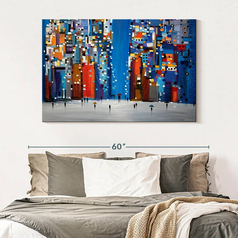 Avery Night Square, 34" H x 51" W