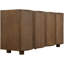 Buffet / buffet en bois massif et canne finis Norin-792985367