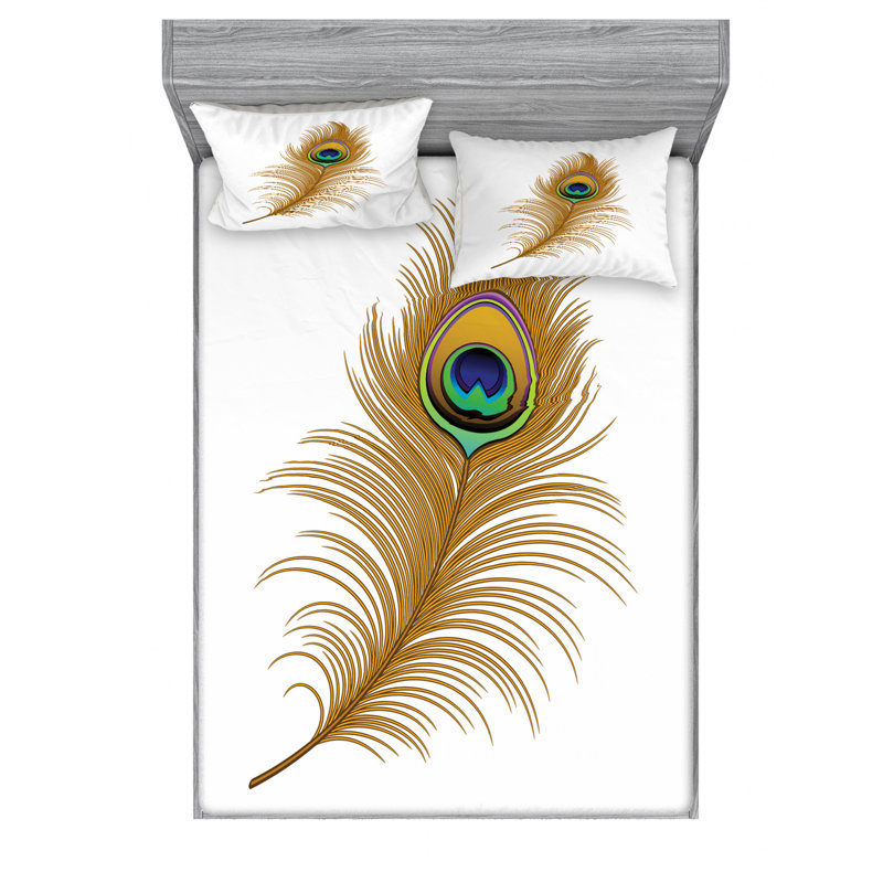 Microfiber Sheet Set, Queen Sheet Set with Fitted Sheet