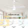 48 Inch Solid Wood Ceiling Fan With Dimmable Light 6 Speed Reversible Dc Motor