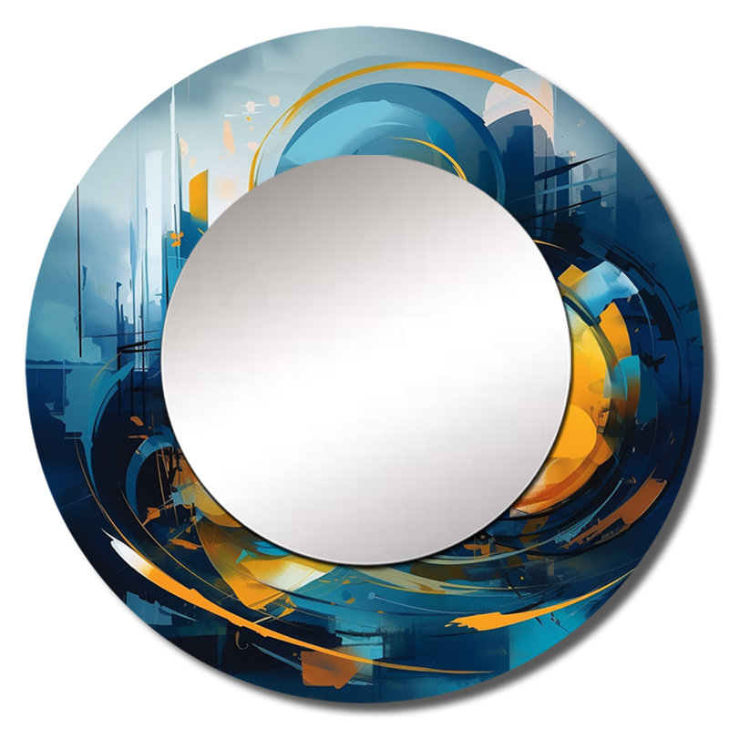 Miroir mural Quaadir, 36 po x 36 po, Rond