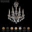 Milano 12 Light 31in x 40in Two-Tier Chandelier in French Gold with Clear Radiance Crystals-2064609416-2064609419