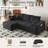 94"cloud Modular Sectional Couch Modern Minimalist Upholstered Couches, Comfort L Shaped Sofa For Living Room, Deep Seat Corner Couch, No Assembly Required-878566430-878566429
