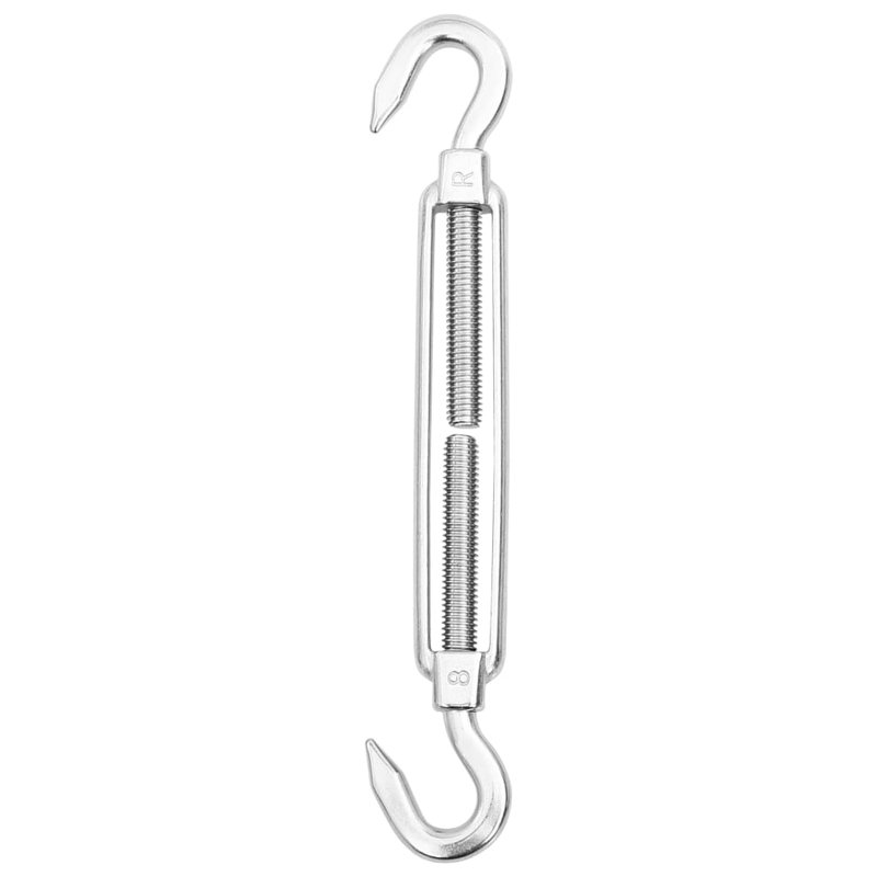 Quincaillerie VidaXL en acier inoxydable argenté, 3,1 po x 2,0 po