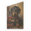 Portrait d'un mignon teckel - impression sur bois-806484046