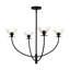 Lustre moderne 4 lumières 26 po Blakehurst-95320051
