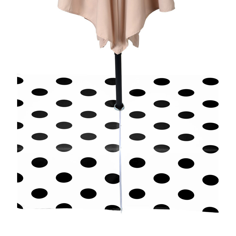3 Dots Water Repellent Tablecloth, 104" x 60"