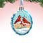 Keepsake 3'' Handmade Glass Photo Ornament