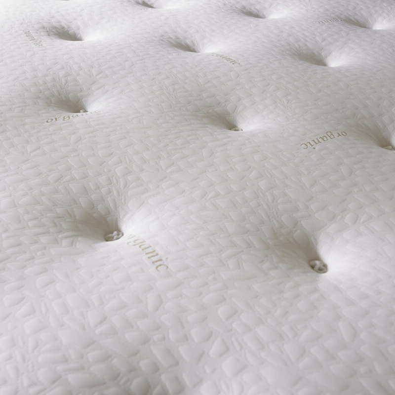 Norsworthy Upholstered Bed with Mattress, Silver Linen, Small Single, 2 Drawers