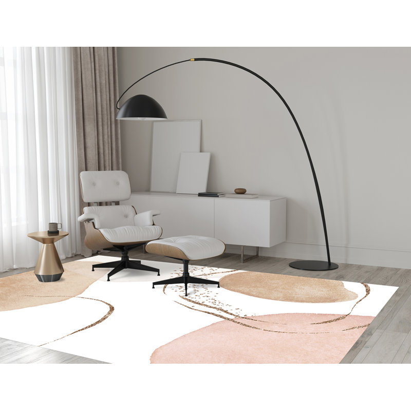 Desha Vinyl Machine Printed Area Rug, Rectangle 133 x 200cm