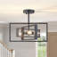 Plafonnier semi-encastré 3 lumières moderne 
