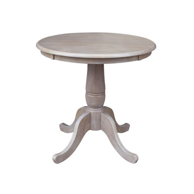 Solid Wood Pedestal Dining Table