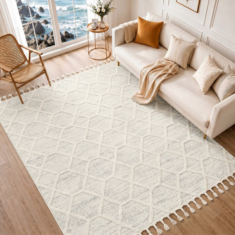 Nasturtium Geometric 160cm X 213cm Area Rug