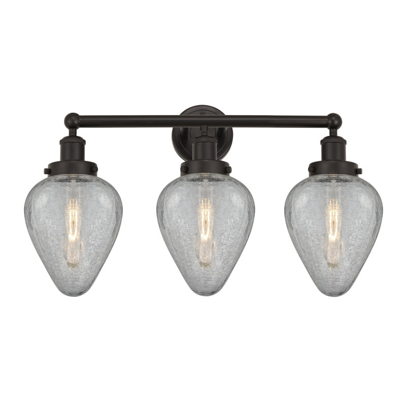 Éclairage pour meuble-lavabo à intensité variable 3 lumières Ameet, Bronze huilé