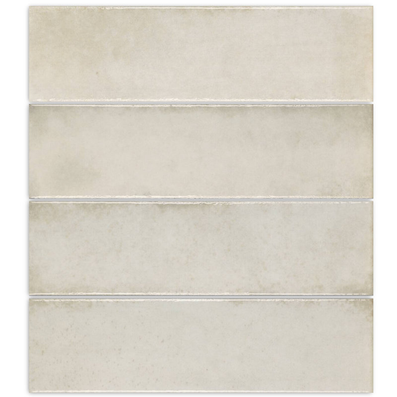 Artifact 2.5 in. x 9 in. Handmade-Look Ceramic Wall Tile (8.10 Sq. Ft. / Case), Off White
