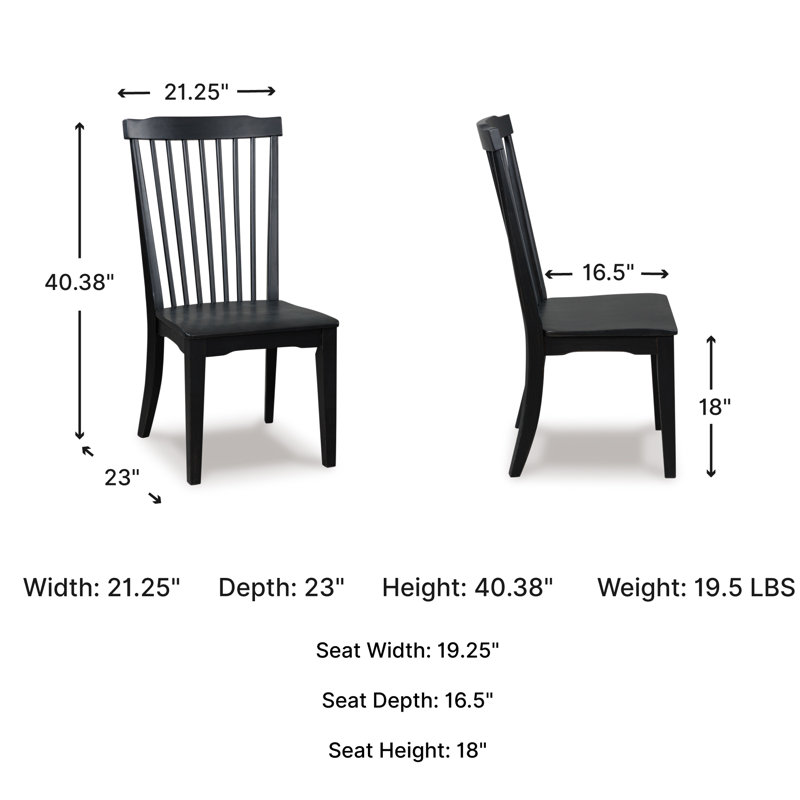 Chaise Kanisha, Noir