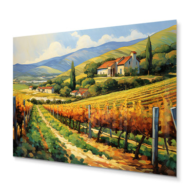" Vangogh Sunlit Vineyards II "