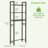 3-Tier Metal Bathroom Organizer, Freestanding Over The Toilet Storage Rack w/Anti-Tippling Devices-1128079367