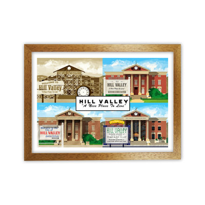 Hill Valley - A Nice Place To Live by Richard O'Neill - Print