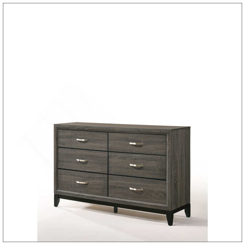 Valdemar Weathered Gray Finish Dresser