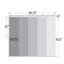 Rail simple extensible à 5 panneaux l 70 po x H 94 po, largeur de panneau 15,75 po-90564397