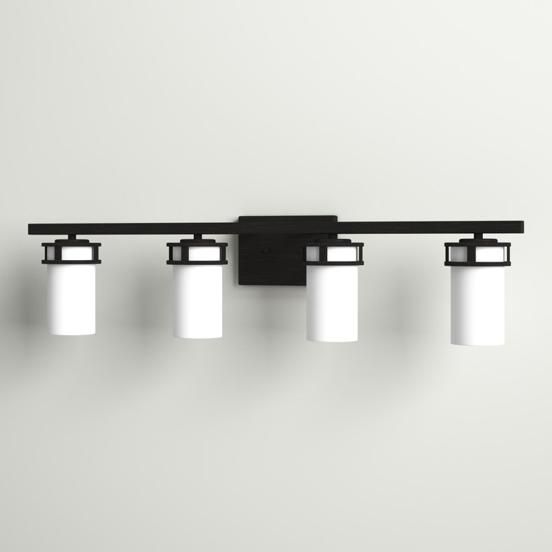 Robie 4 - Light Dimmable Vanity Light, Bronze, No, No