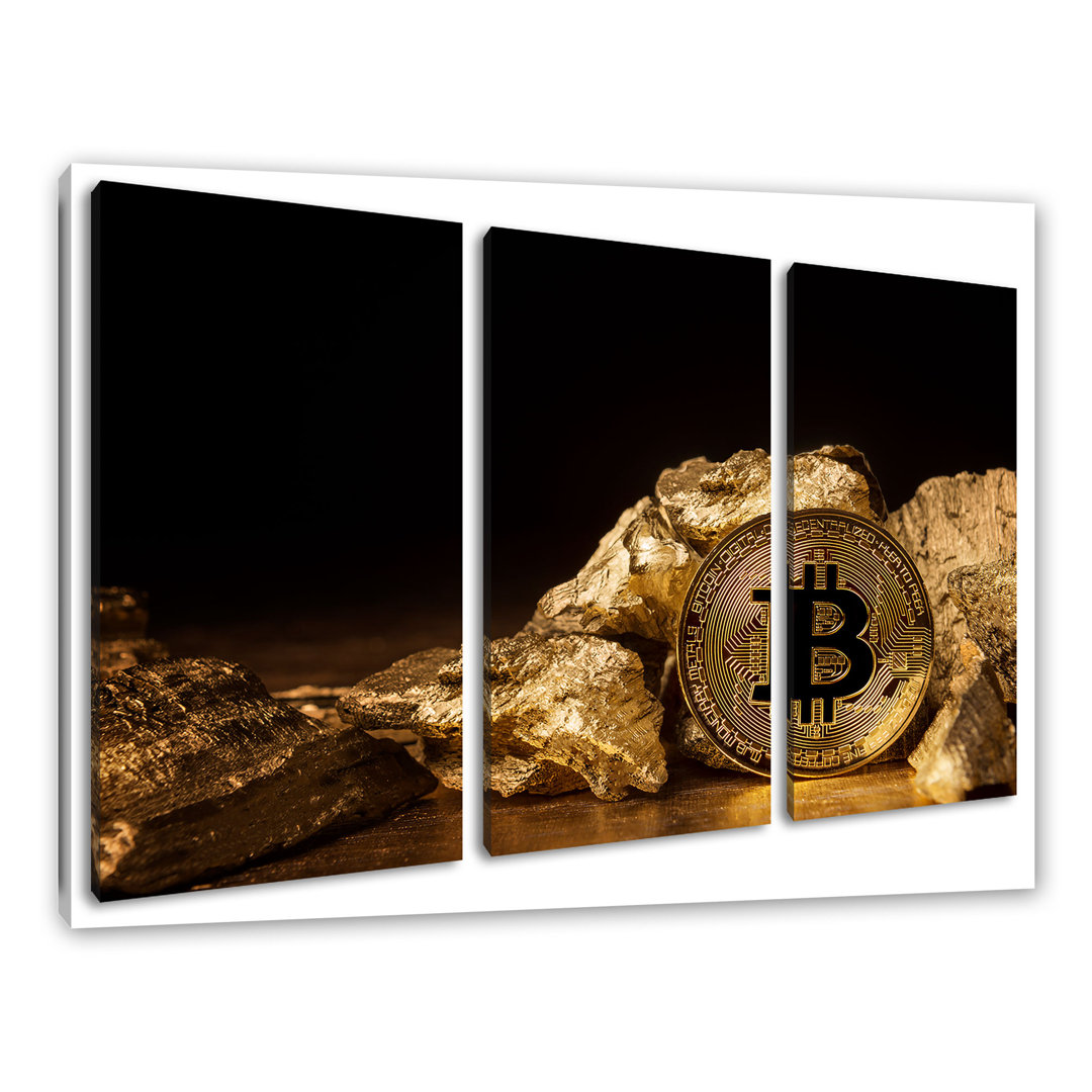 Leinwandbild Bitcoins BTC