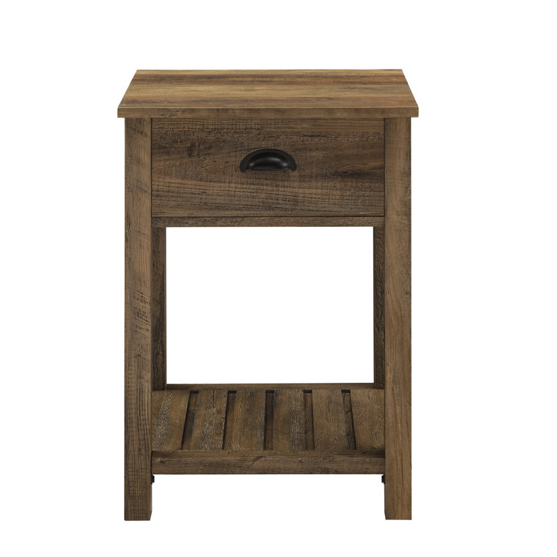 End Table, Barnwood