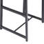 De 3, hauteur de comptoir. Siège noyer brun et structure en métal noir. Support de dos ergonomique. Fabrication, capacité de charge de 220 lb. Look moderne pour les entreprises à domicile. Tabouret 3