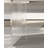 Champagne + Clear Rectangular Manufactured Wood + Acrylic with 3 drawers desk