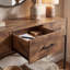 Sylvie 3 Drawer Console Table for Hallway, Industrial Style Living Room Furniture With Metal Legs-642468230-642755918
