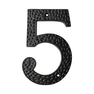 Numéro de maison à fixation flottante 6 po