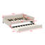 Lit plateforme tapissier avec port USB et gigogne-1591632476