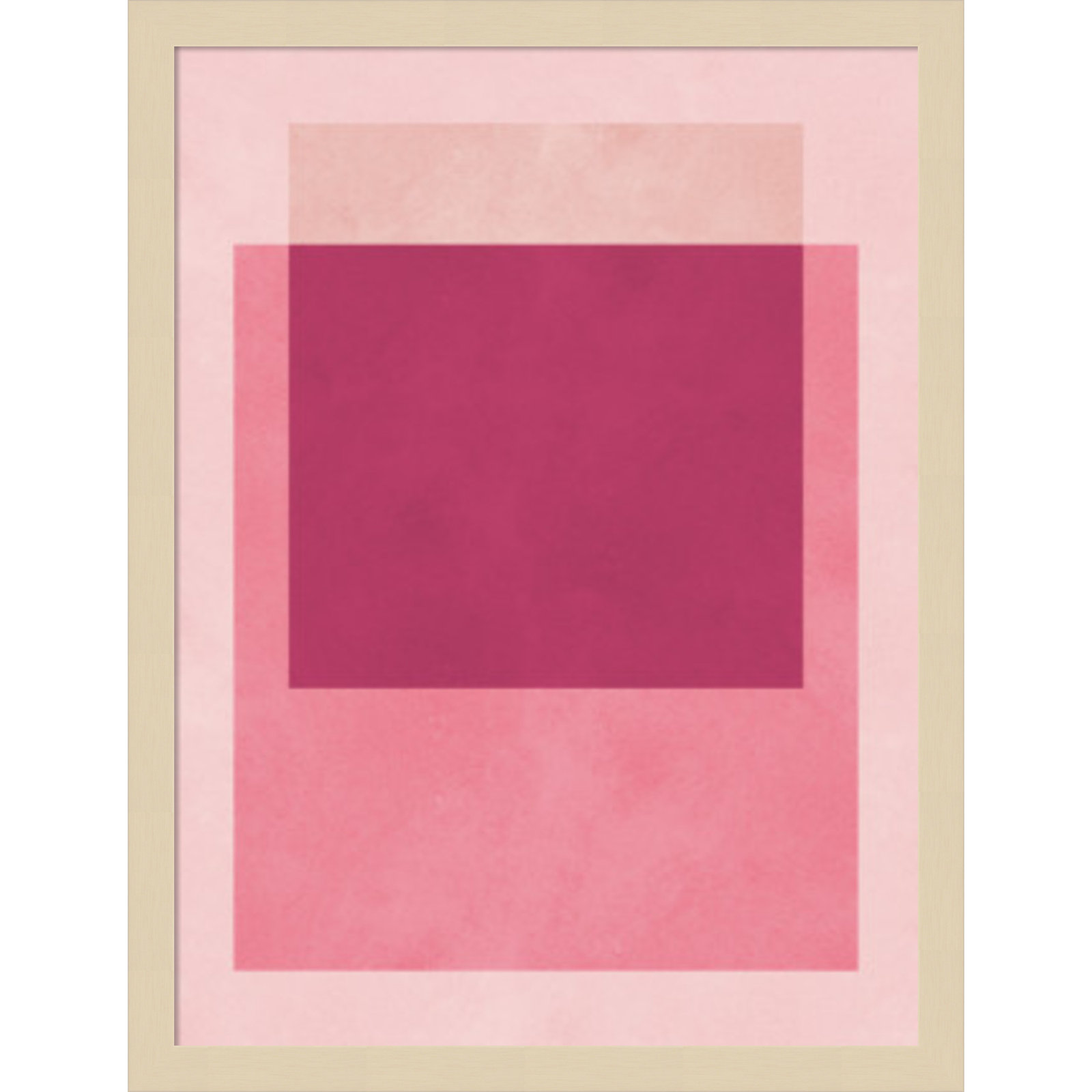 Overlapping Geometry 12 Print, 21" H x 16" W, Brown