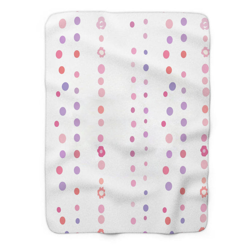Doux rose - doudou Sherpa de qualité supérieure 1 pièce, L 60 po x L 80 po