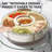 Fruit Tray Rotating Snackle Box Container With Lid  For Picnic