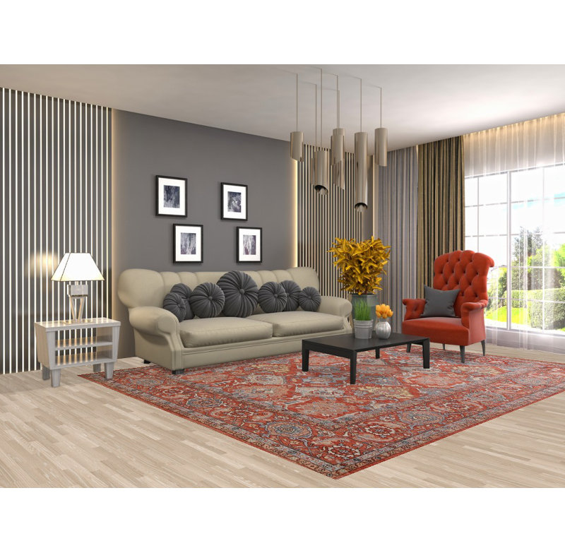 Tapis traditionnel en laine 8 x 10