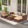 Eudy 5 - Person Outdoor Seating Group with Cushions