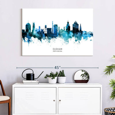 Durham North Carolina Skyline II