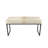Upholstered Cowhide Bench