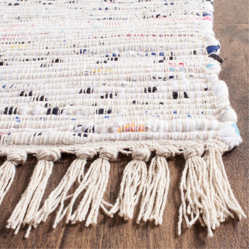 Valerton Rug Hand Woven Cotton Rug, Rectangle 8' x 10'