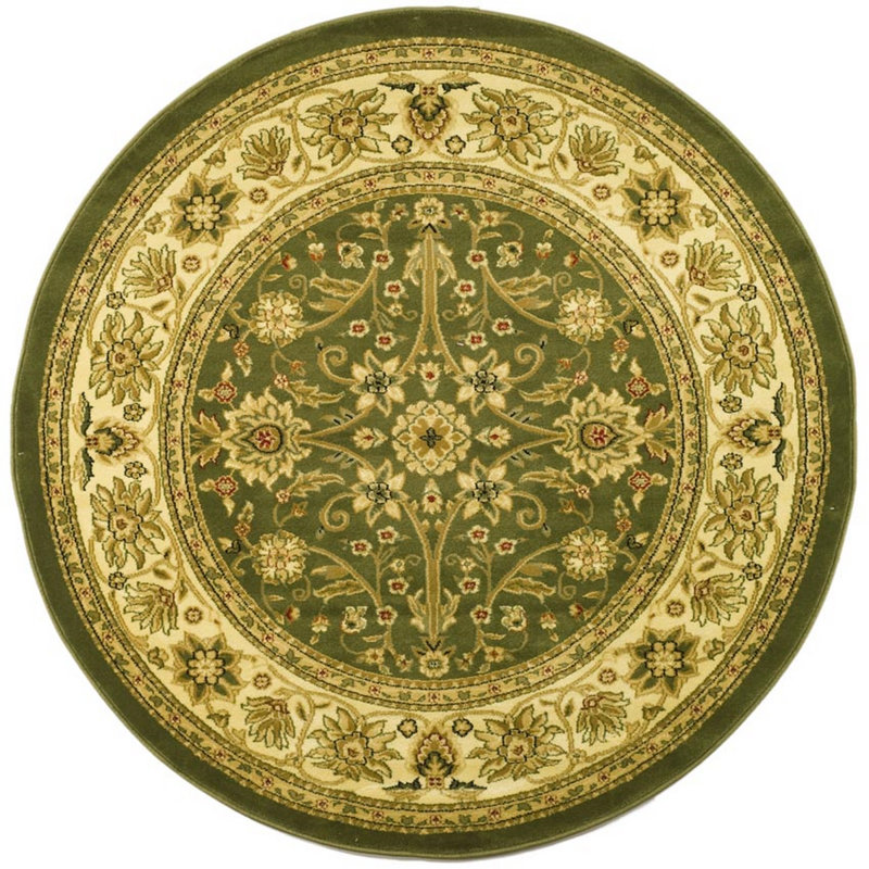 Lyndhurst Oriental Area Rug, Round 99 cm, Green