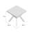 Turin Square Garden Table-36561874
