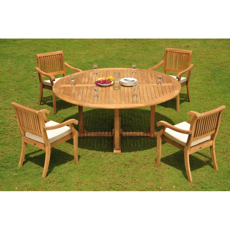 Masten dining set, L 60 po x l 60 po x H 31 po, 4