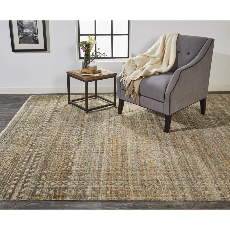 Authement Abstract Indoor Rug, Rectangle 5.6' x 8.6'