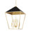 Paxton - 8 Light Large Pendant - Gold Leaf/Black Finish