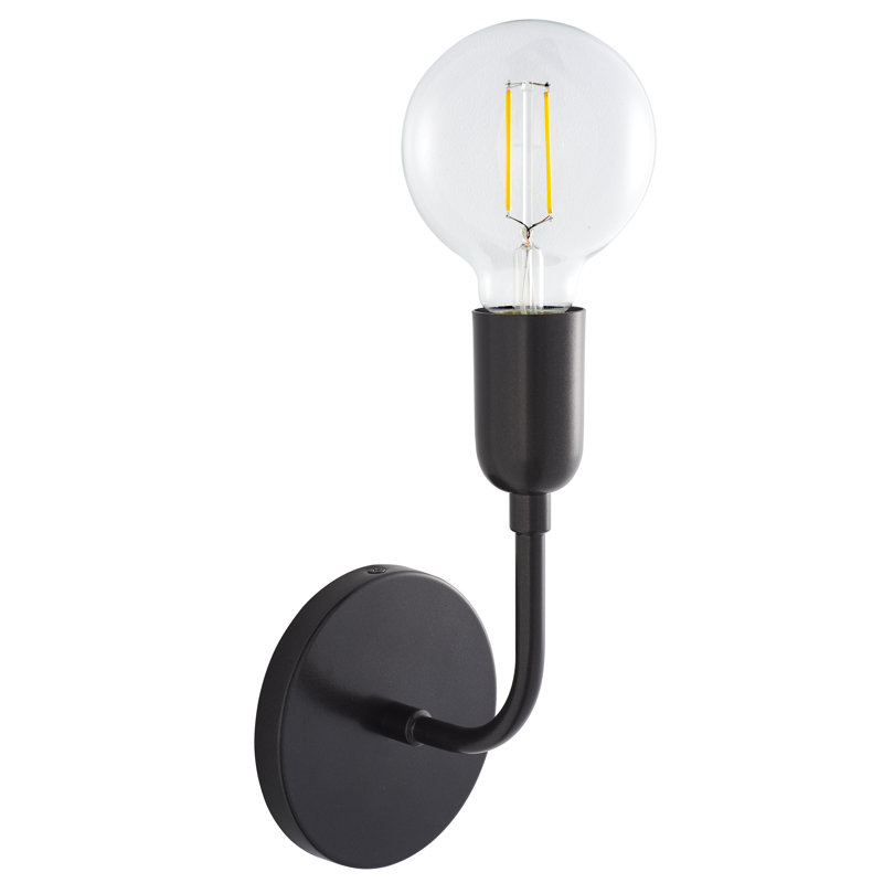 MoretinMarsh Armed Sconce, Dark Brass